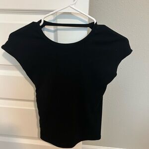 Zara Black Women's Backless Top
